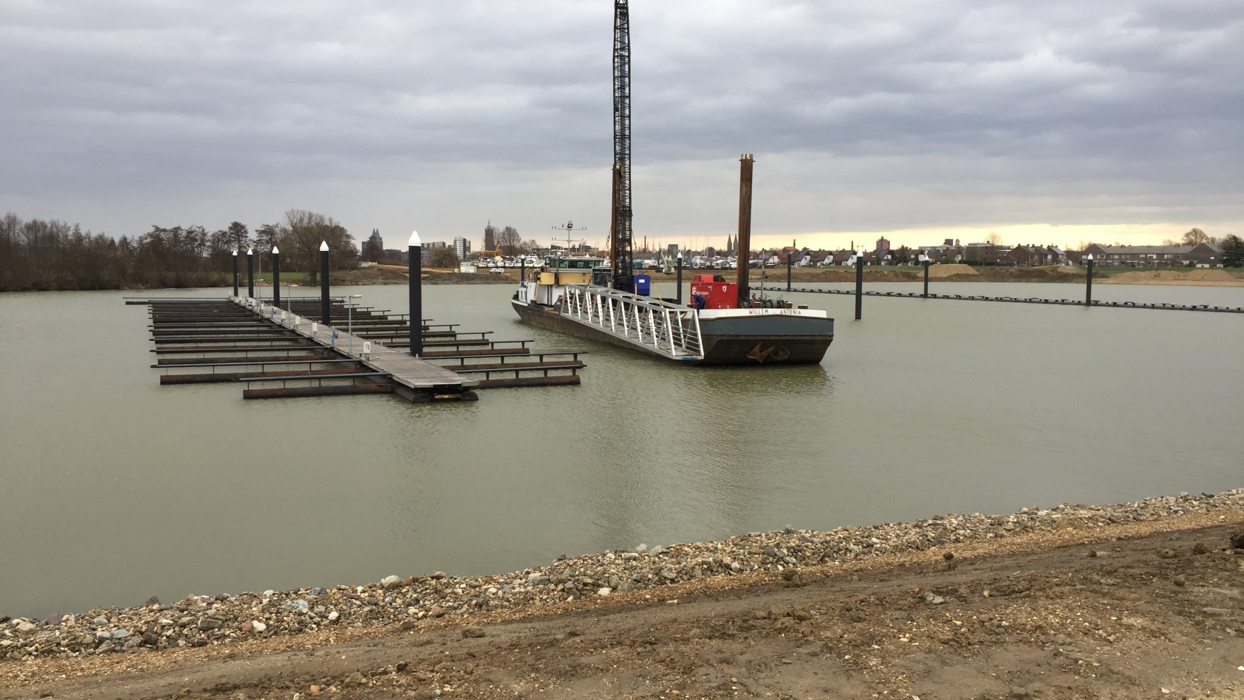 Herinrichting jachthaven Rosslag door Ploegam