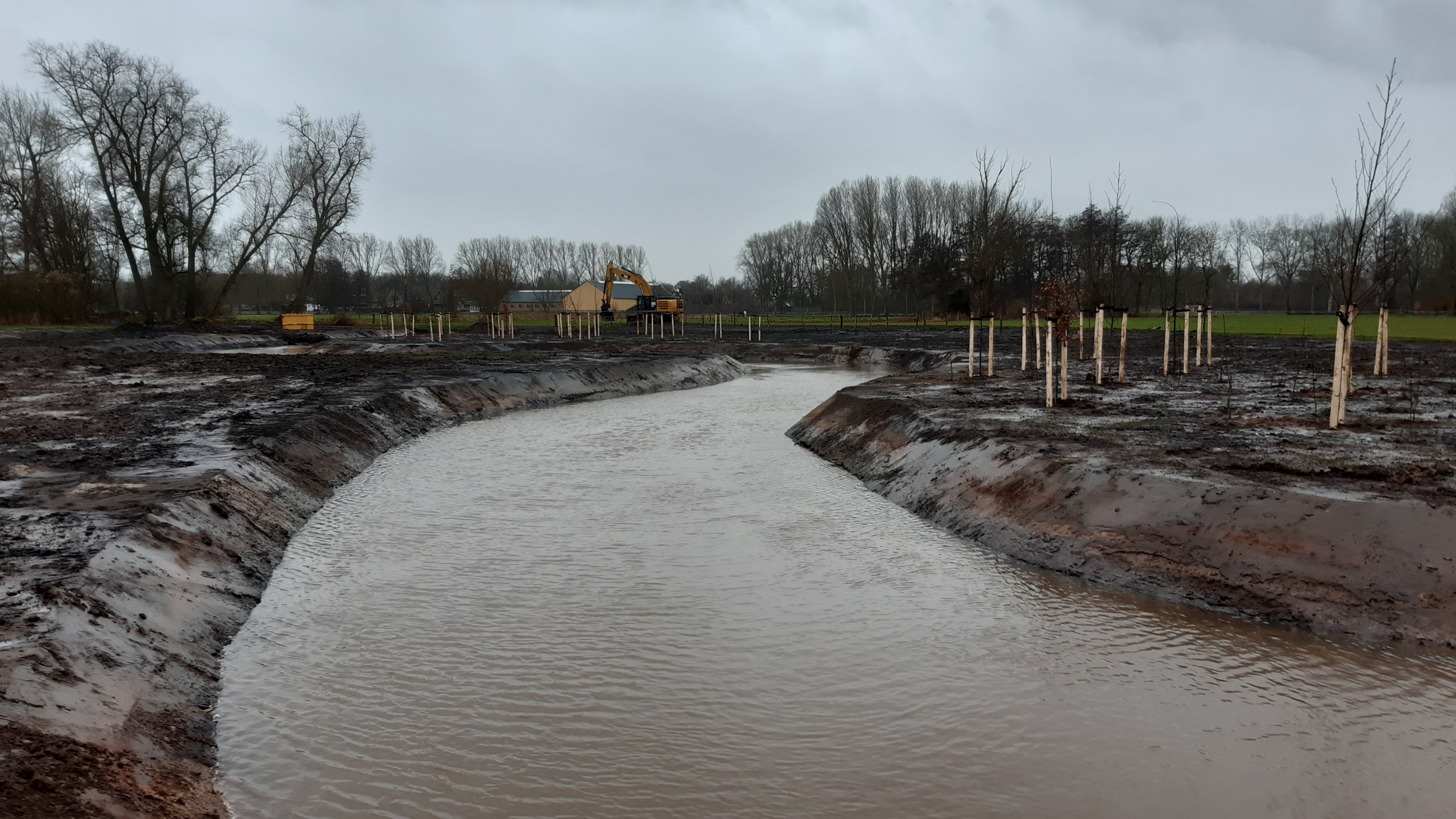 Werkzaamheden door Ploegam bij Natuurontwikkeling Rielloop