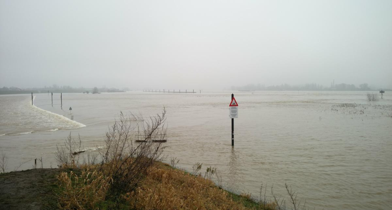 Hoogwater Nijmegen