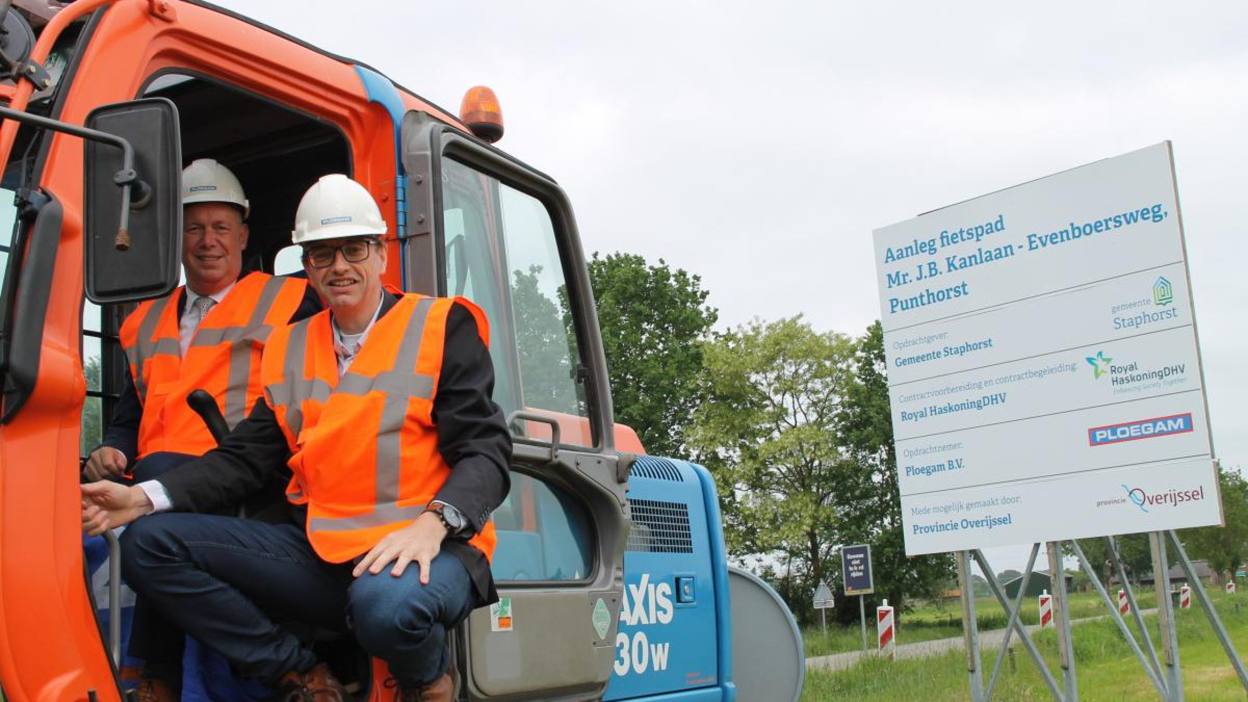 Werkzaamheden fietspad Punthorst van start