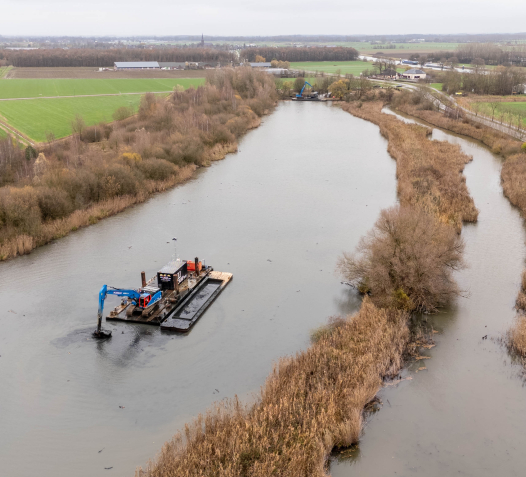 Elektrische baggerwerkzaamheden in Oss
